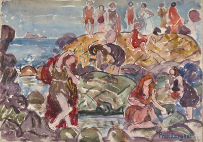 Costa de Nueva Inglaterra de Maurice Brazil Prendergast